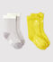 Lot de 2 chaussettes à motif bébé fille variante 1