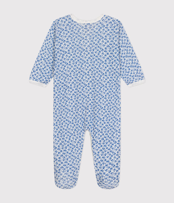 Pyjama imprimé fleurs en coton bébé MARSHMALLOW/INCOGNITO