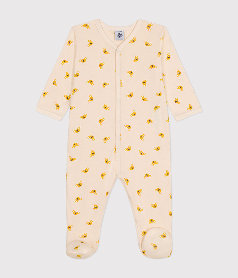 Pyjama koala en coton b&eacute;b&eacute; blanc/multicouleur