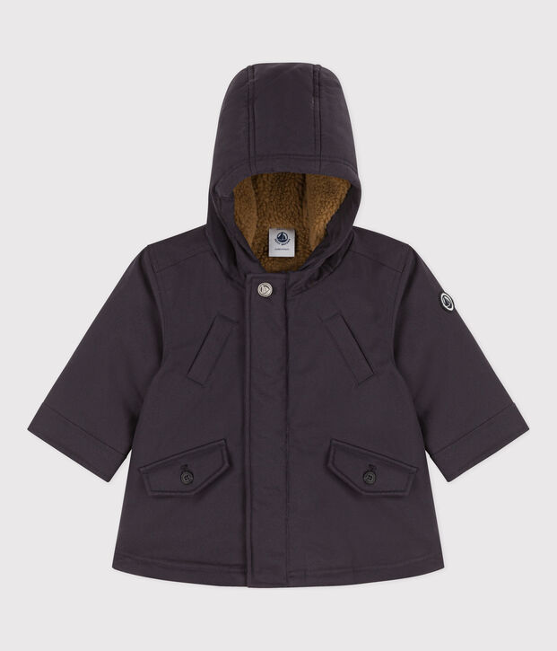 Waterafstotende babyparka grijs