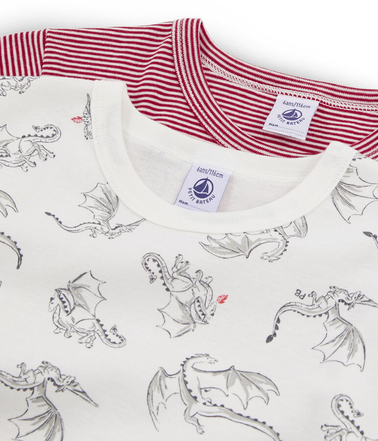 Set van 2 T-shirts met korte mouwen jongens variante 1