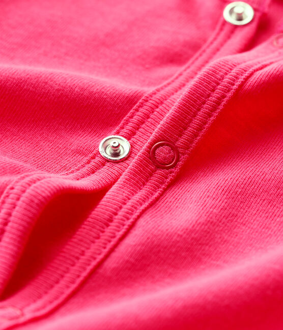 Katoenen babycardigan roze GEISHA