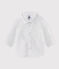 Chemise bébé garçon manches retroussables blanc ECUME
