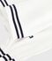 Blouse enfant en popeline de coton manches longues unie blanc ECUME