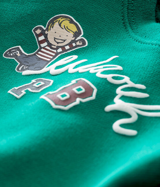 Sweatshirt Bebe Garcon Pivert Petit Bateau