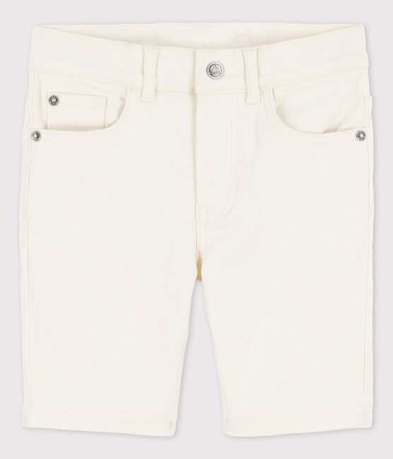 Bermuda en denim enfant garçon écru AVALANCHE