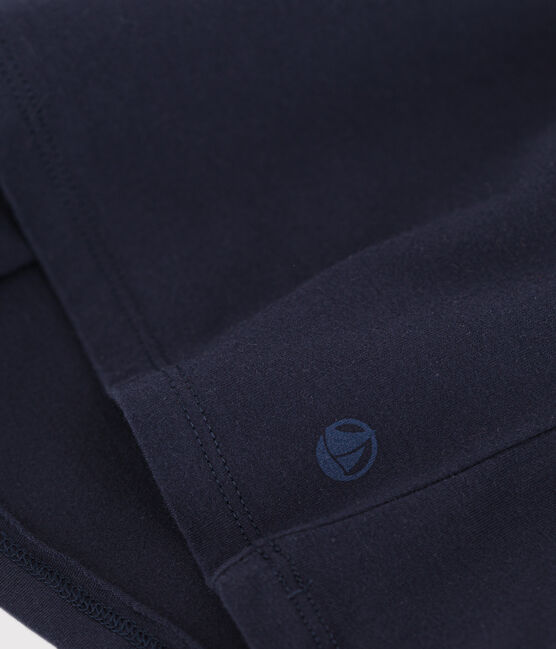 Le Droit, katoenen T-shirt voor dames met V-hals blauw SMOKING