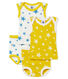 Duo van 2-in-1 body-broekjes voor babyjongens