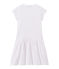Chemise de nuit fille imprimée cœurs blanc ECUME/rose ROSE