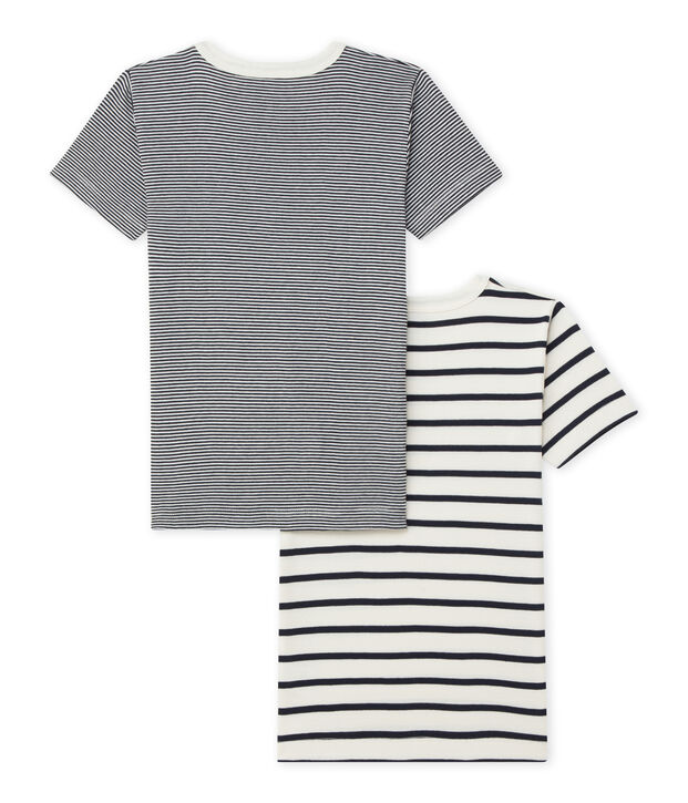 Duo de tee-shirts manches courtes petit gar&ccedil;on multicouleur