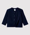 Chemise en gaze de coton bio bébé bleu SMOKING