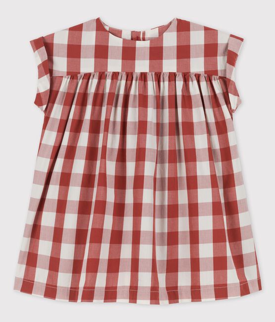 Robe en popeline vichy bébé OMBRIE/ AVALANCHE