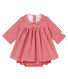 Robe manches longues et culotte bloomer vichy