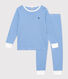 Gestreepte katoenen pyjama voor kinderen