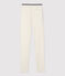 Jegging en coton élasthanne enfant fille beige MONTELIMAR CHINE