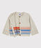 Jacquard cardigan van tricot met wol. beige MONTELIMAR CHINE