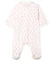 Dors bien bébé fille en tubique blanc MARSHMALLOW/rose GRETEL