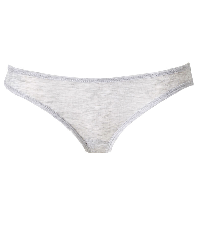 Culotte femme en coton l&eacute;ger gris