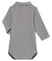 Body col polo rayure milleraies bébé garçon gris MAKI/blanc MARSHMALLOW