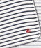 ZAKDOEK MET MARINESTREEPJES VAN LUCHTIG KATOEN wit MARSHMALLOW/blauw SMOKING