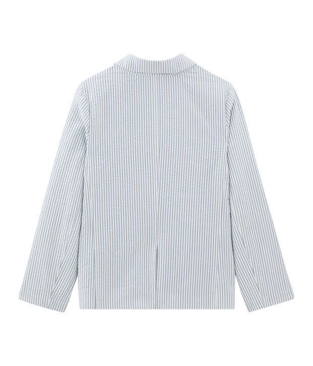 Jongensblazer blauw/wit