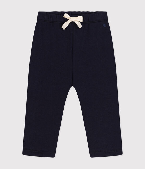 Fleece babybroekje blauw SMOKING