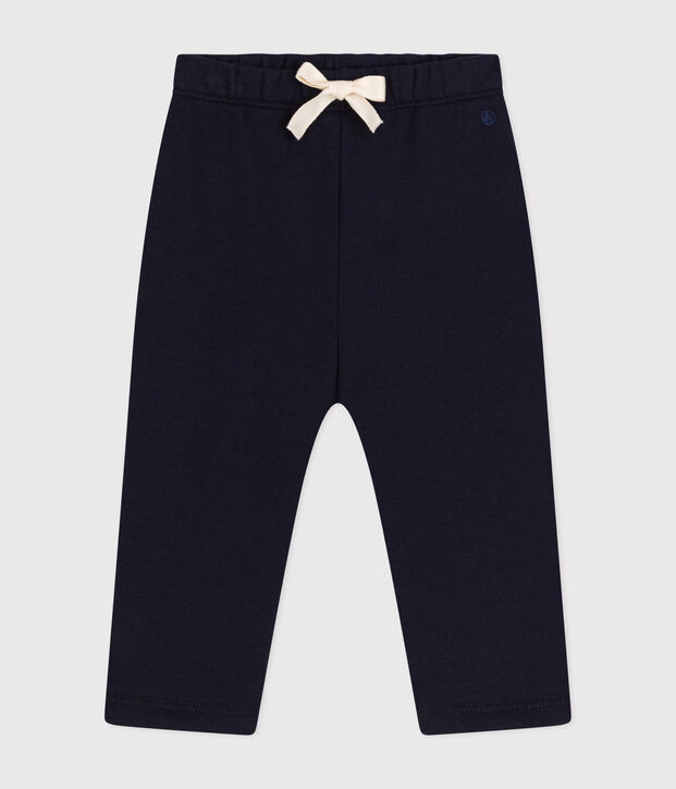 Pantalon en molleton b&eacute;b&eacute; bleu marine