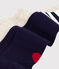2 broekkousen van katoenjersey voor baby's blauw SOIR/ MONTELIMAR