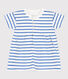 Robe en molleton bébé avec body intégré