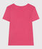 L'Iconique, gestreept katoenen T-shirt voor dames roze PEONIA