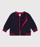 Teddy van dikke jerseystof voor baby's blauw SMOKING
