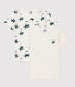 Set van 2 katoenen jongens t-shirts met korte mouwen en ridderprint