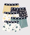 Lot de 5 boxers petit garçon en coton variante 1