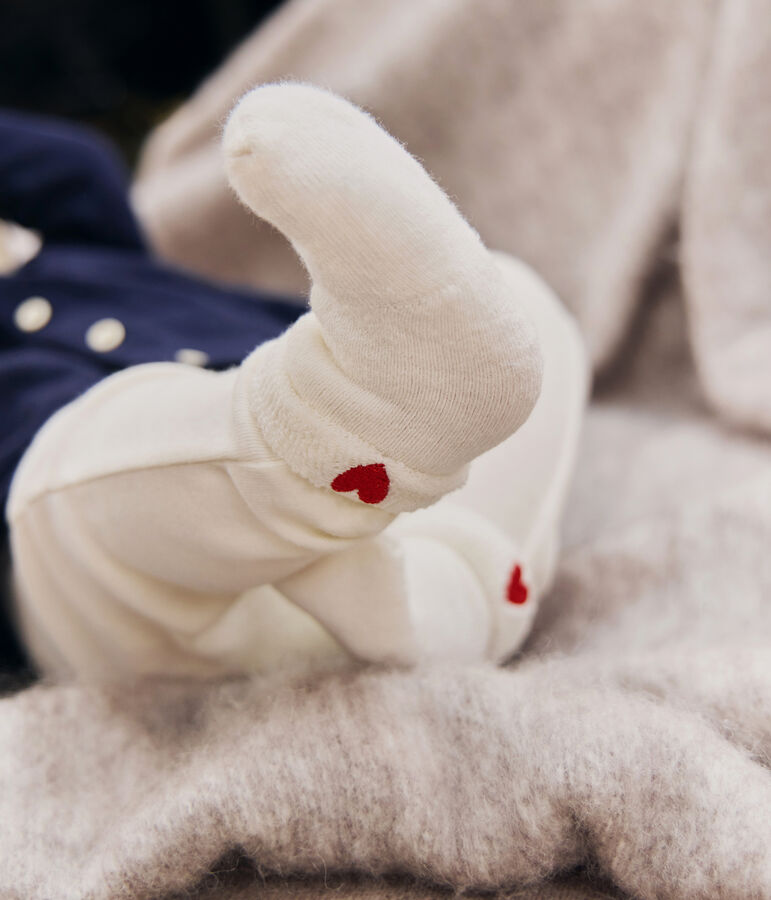 Set geborduurde katoenen babysokken variante 1