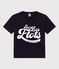 Tee-shirt manches courtes en coton enfant garçon bleu SMOKING