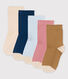 Lot de 5 paires de chaussettes enfant fille