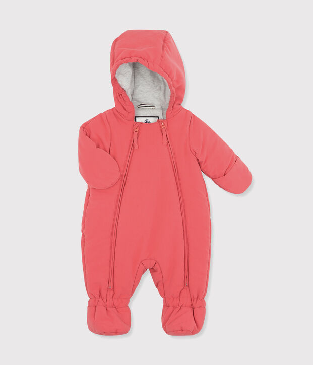 Microfiber jumpsuit voor baby meisje/jongen roze