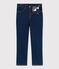 Slim-fit broek van denim voor meisjes blauw DENIM BRUT