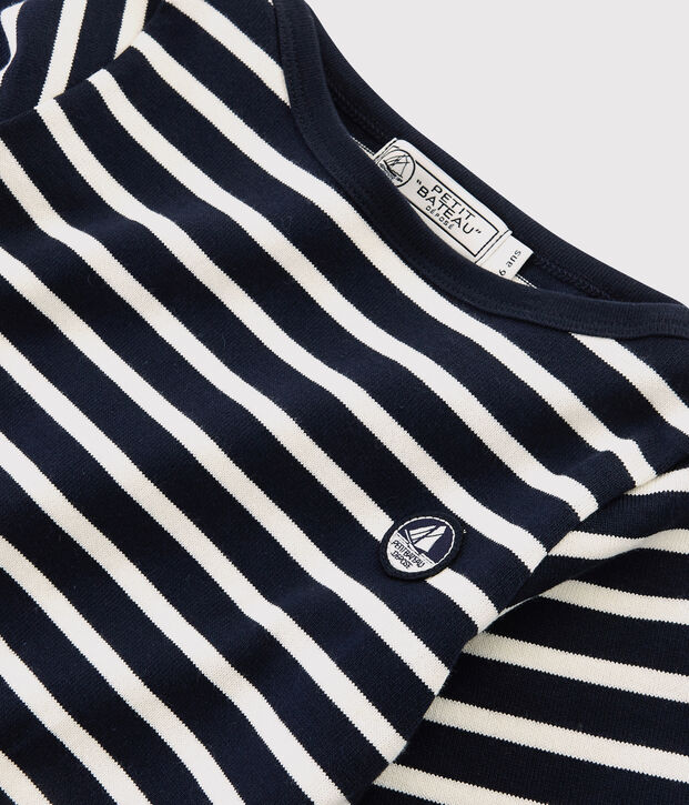 Jersey marini&egrave;re voor meisjes - jongens blauw/wit