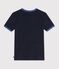 Dames-T-shirt van effen katoen met korte mouwen SMOKING