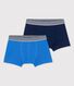 Set van 2 boxershorts voor jongens in katoen en elastaan