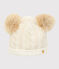 Meisjesmuts wit MARSHMALLOW/geel OR