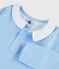Overhemdbody voor babyjongens met kraag blauw JASMIN