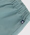 Pantalon bébé en coton et lin uni vert PAUL
