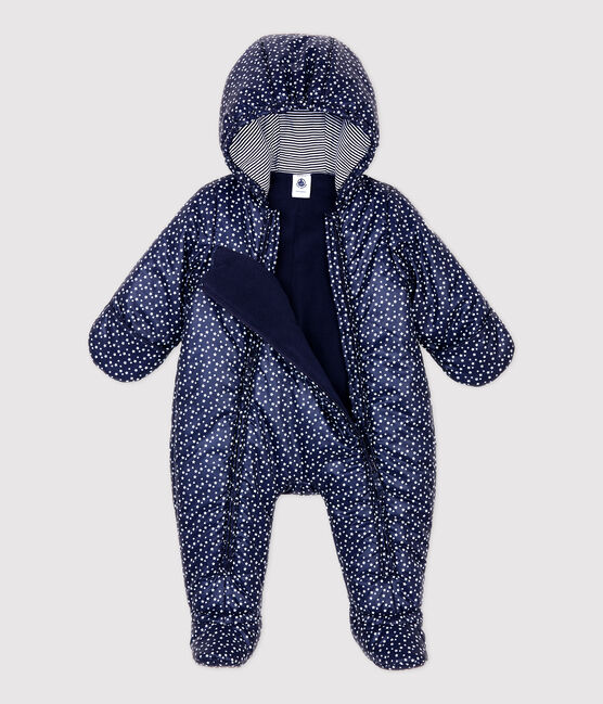 Combipilote imprimée bébé bleu SMOKING/blanc MARSHMALLOW