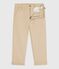 Pantalon enfant en coton beige SANDER