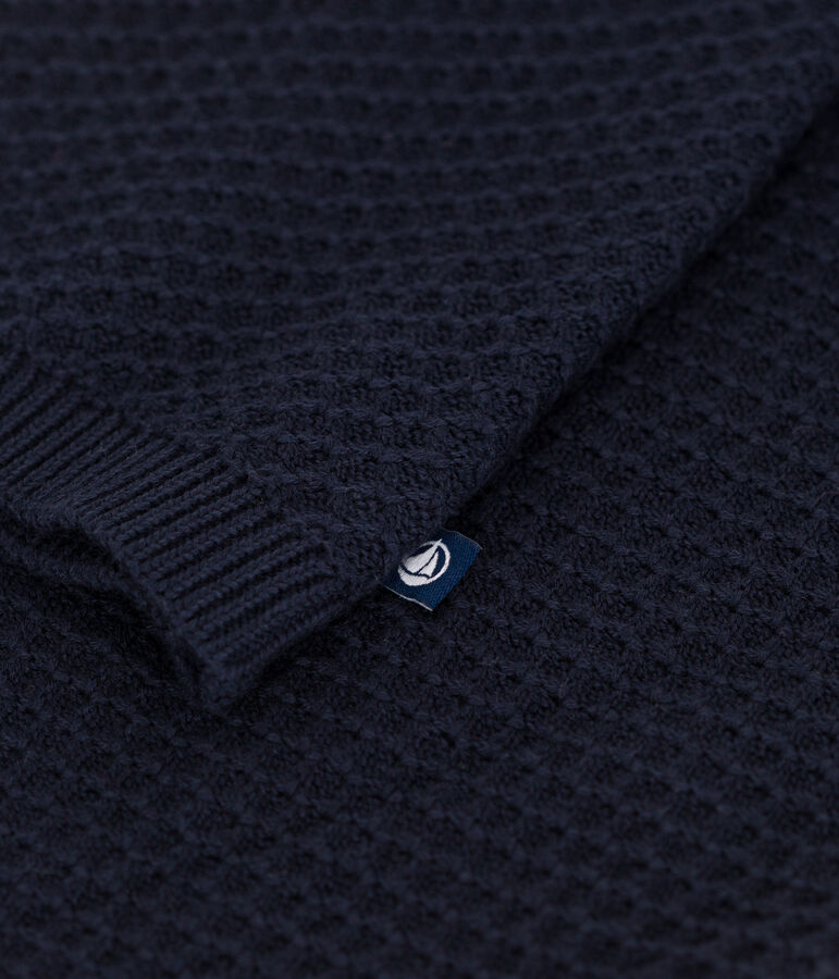 Cardigan en coton enfant fille bleu