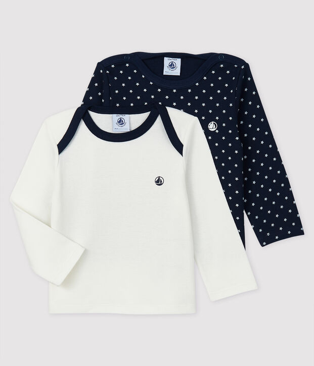 Set met 2 T-shirt babyjongen multicouleur