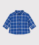 blauw/ecru