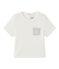 Tee-shirt bébé garçon uni blanc MARSHMALLOW